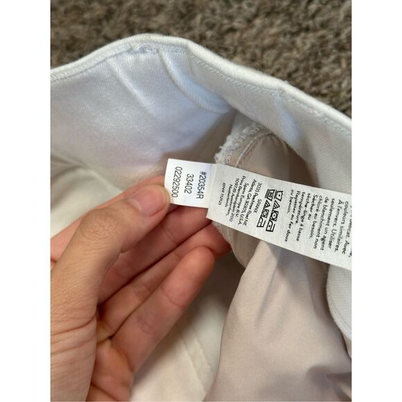 Spanx Straight Leg Ankle Jean White Denim Stretchy Pull on Elastic Waist Sz 3XT - Picture 8 of 12
